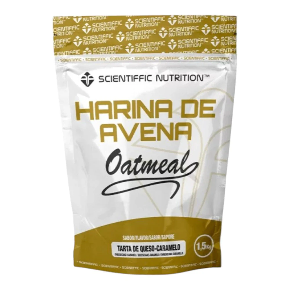 Harina De Avena Integral Micronizada 1.5 Kg Choco - Caramelo