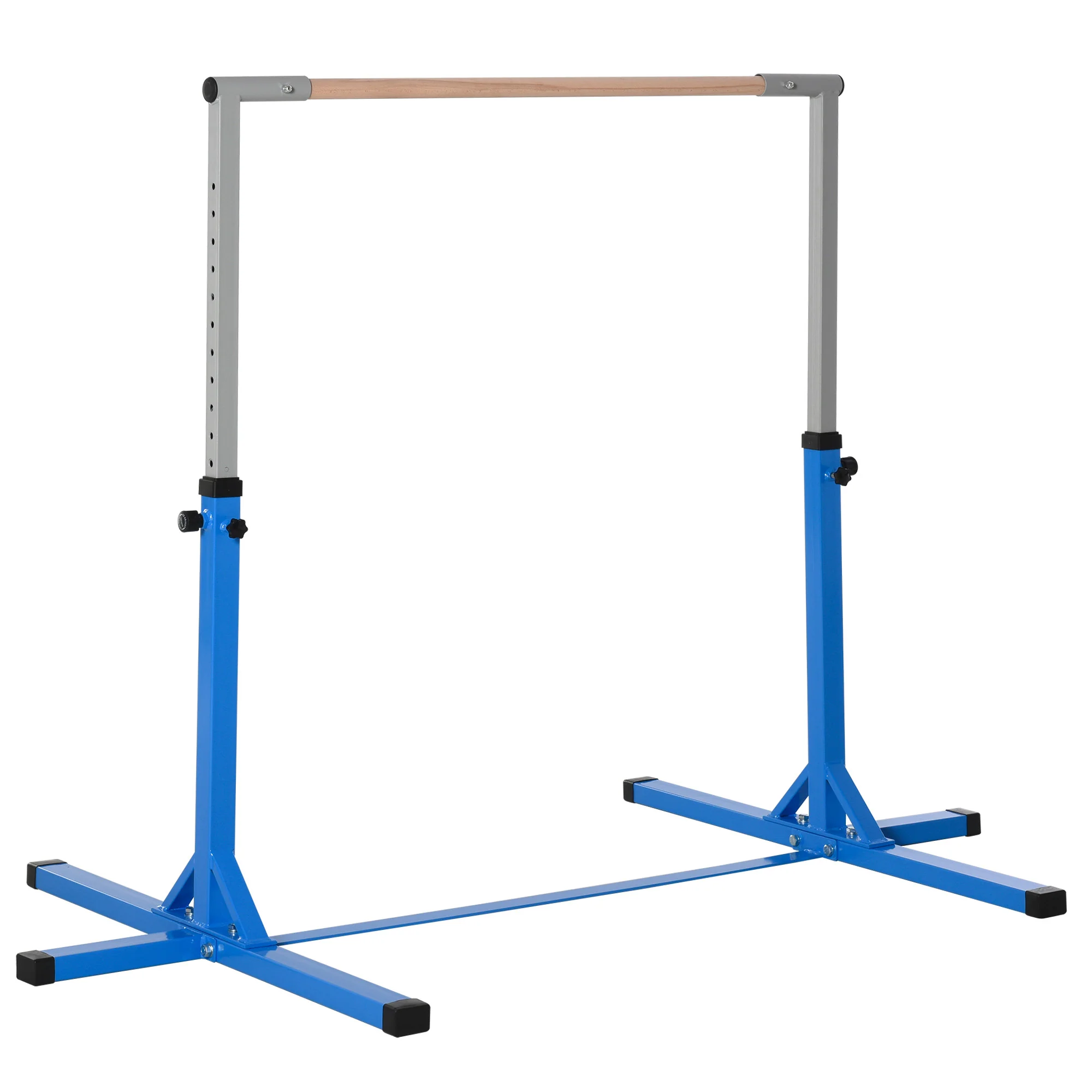 Homcom Barra De Gimnasia Para Niños De +3 Años Con Altura Ajustable 92-150 Cm
