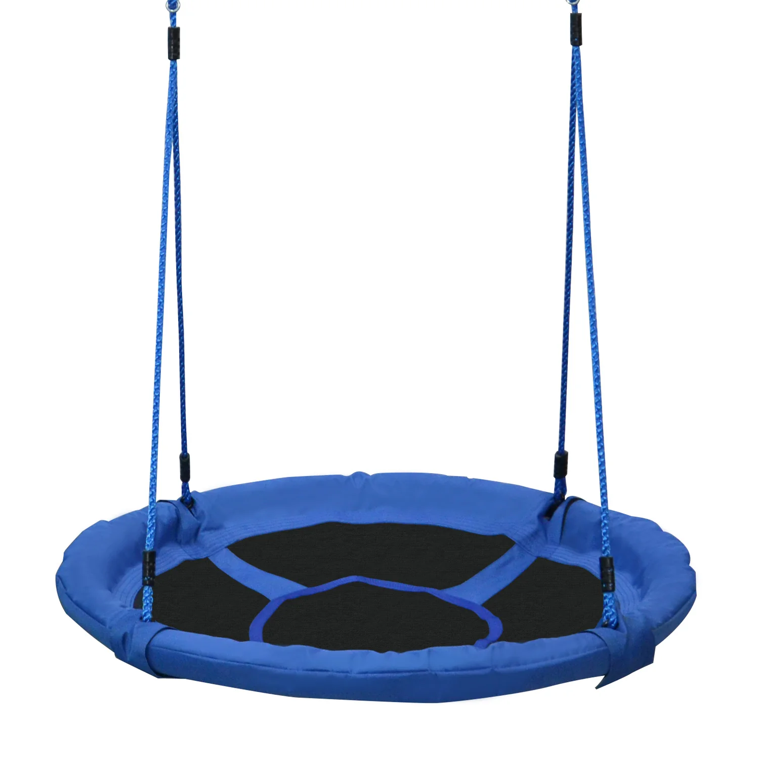 Homcom Columpio Nido Grande Infantil Desmontable Para Jardín Ø100x180 Cm Azul
