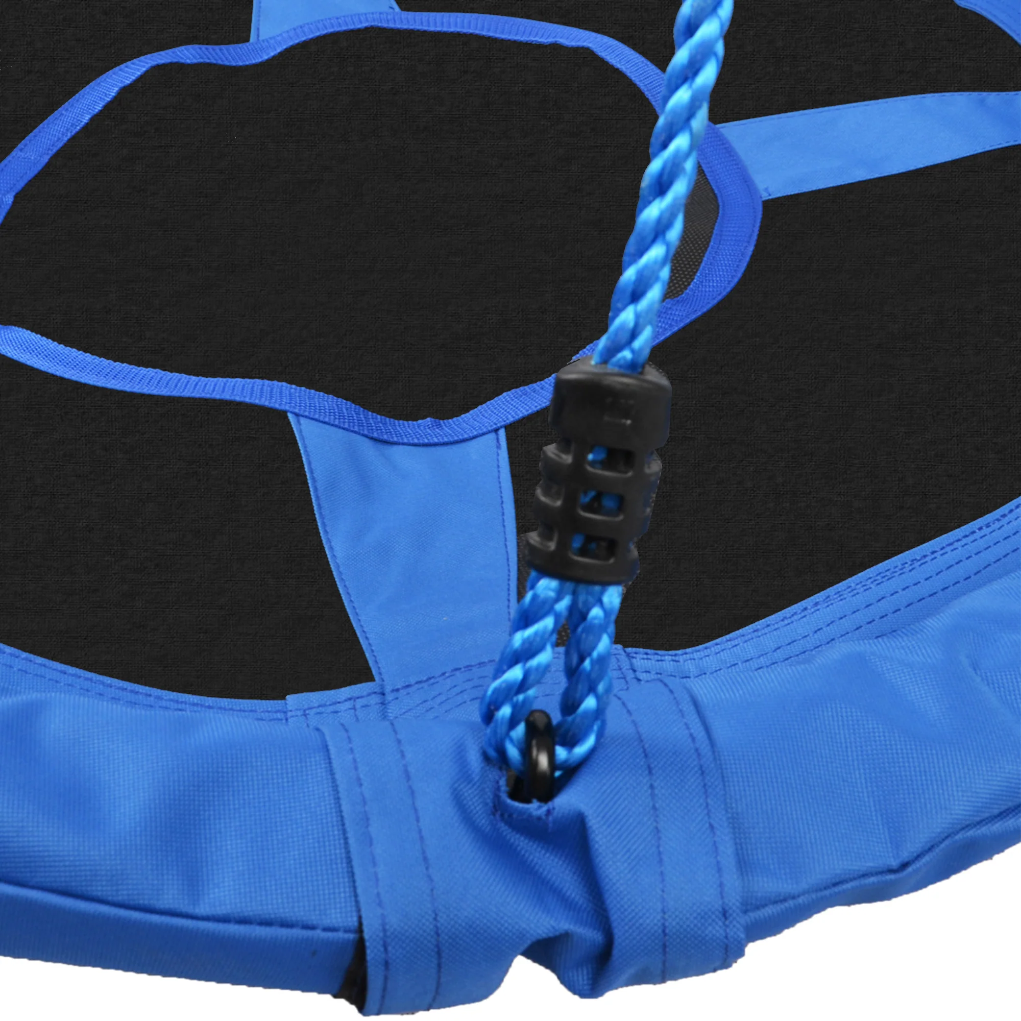 Homcom Columpio Nido Grande Infantil Desmontable Para Jardín Ø100x180 Cm Azul - Image 4