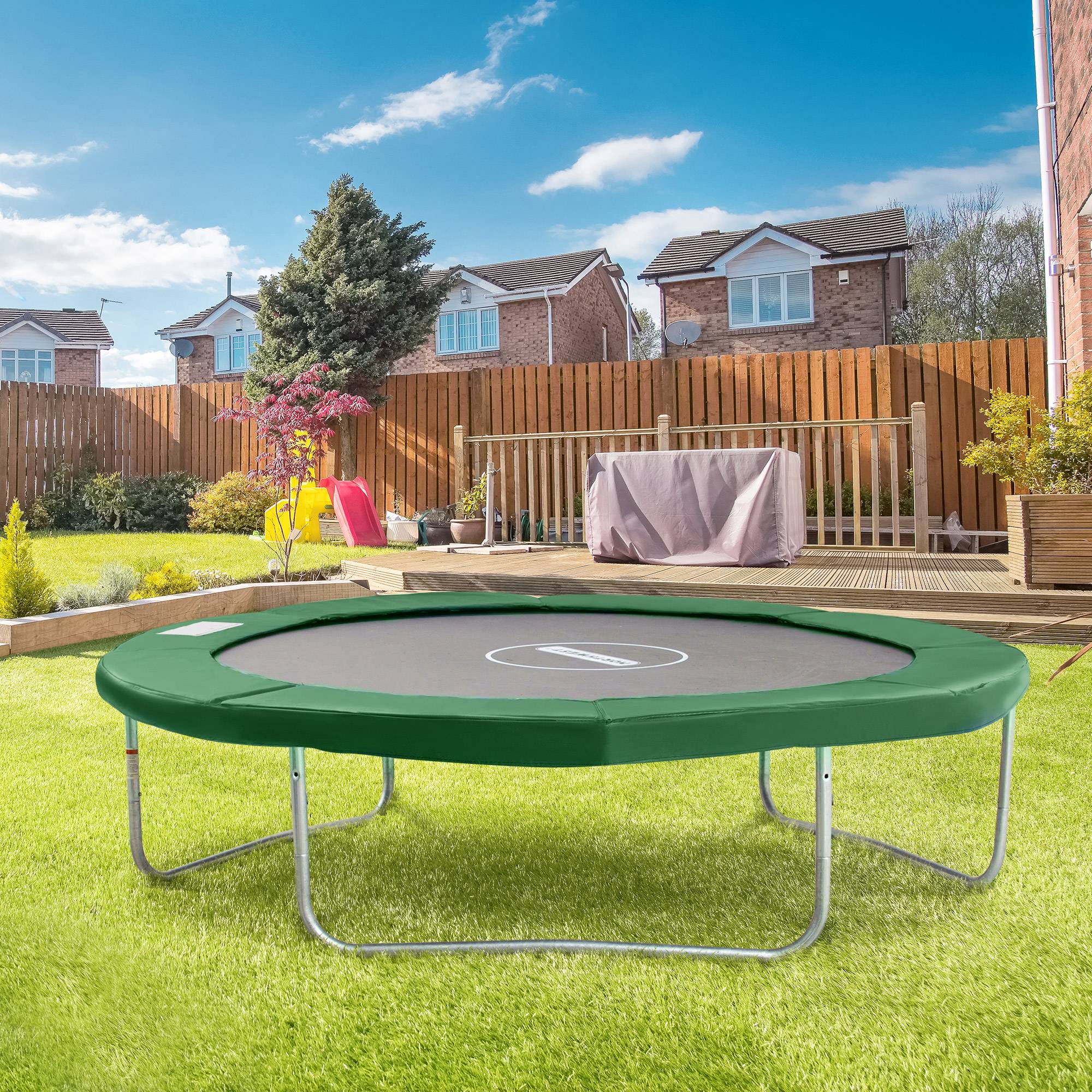 Homcom Cubierta Protectora Para Borde De Cama Elástica Trampolín Medidas - Image 2