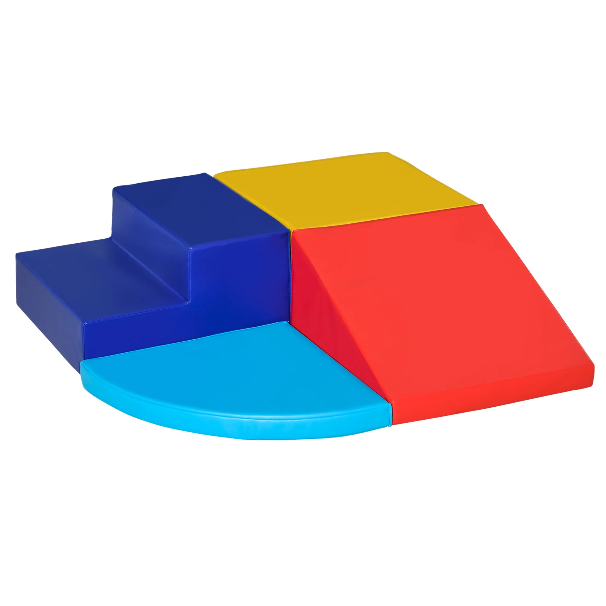 Homcom Juego De 4 Bloques Psicomotricidad Para Niños Multicolor