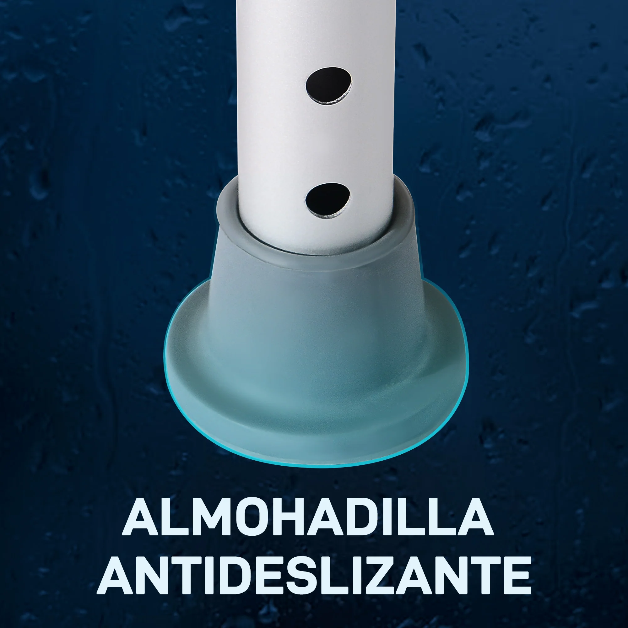 Homcom Taburete De Ducha Silla Baño Altura Regulable Patas Antideslizantes - Image 6