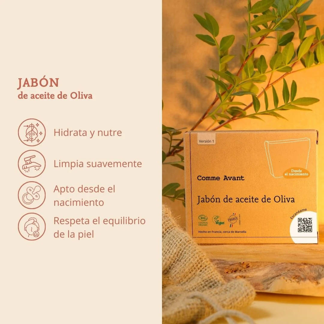 Jabón de aceite de oliva Comme Avant 100 g - Image 3