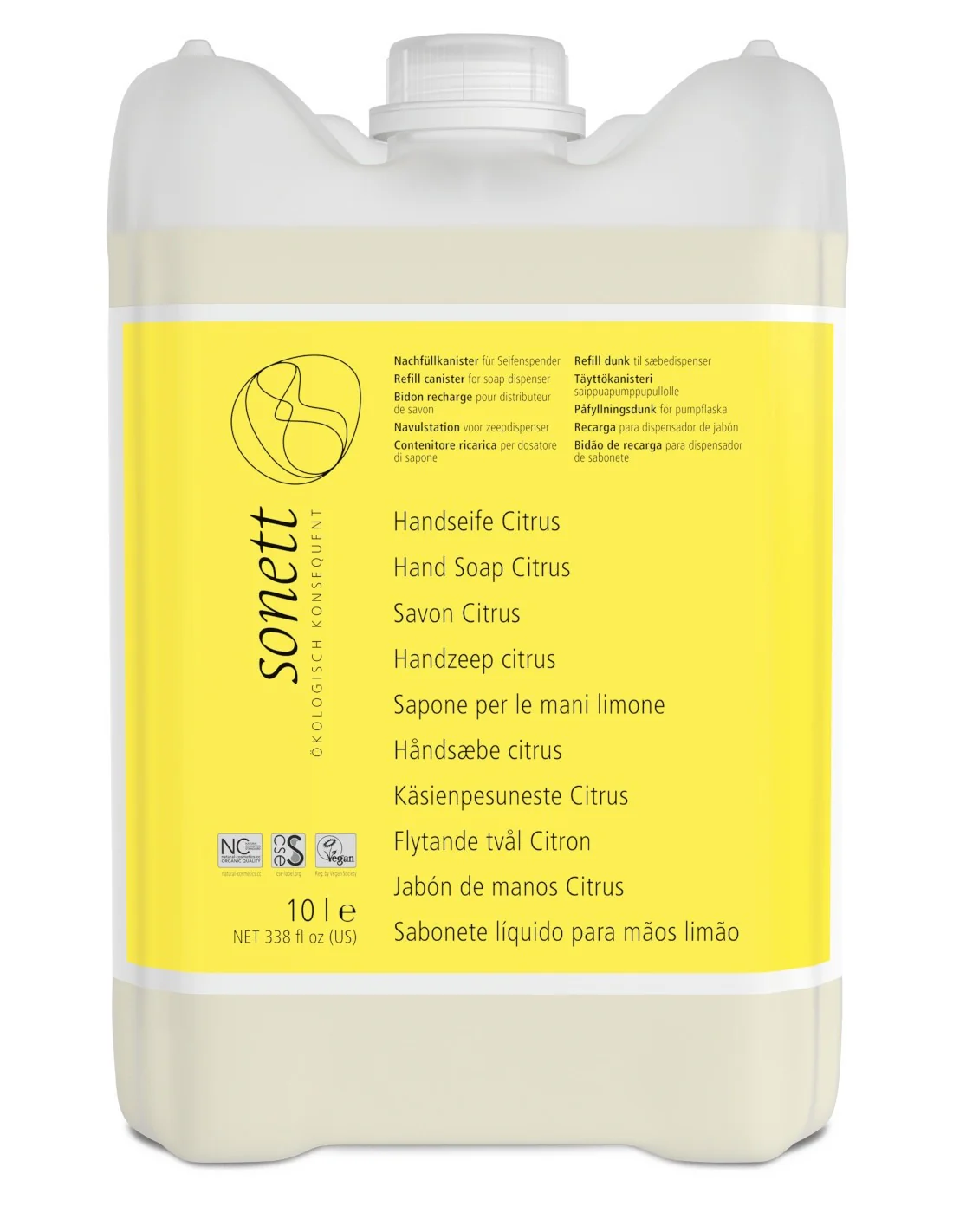 Jabón manos citrus Sonett 10L