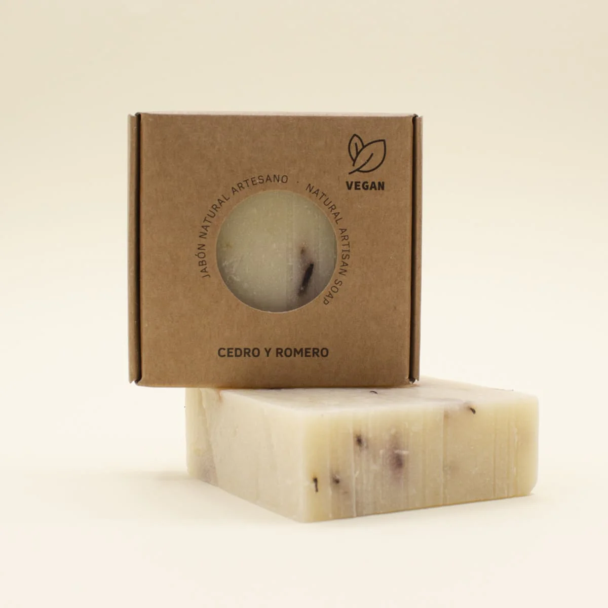 Jabón Natural Artesano Cedro y Romero Labnatur 100 g | Revitalizante | Aroma Herbal | Cuidado Diario - Image 2