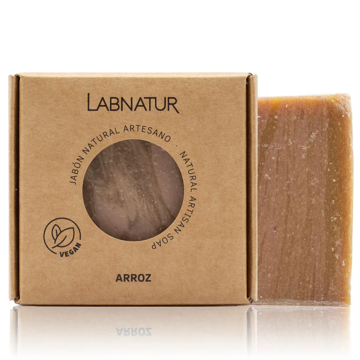 Jabón Natural Artesano De Arroz Labnatur 100 g | Iluminador | Suavizante | Cuidado Diario