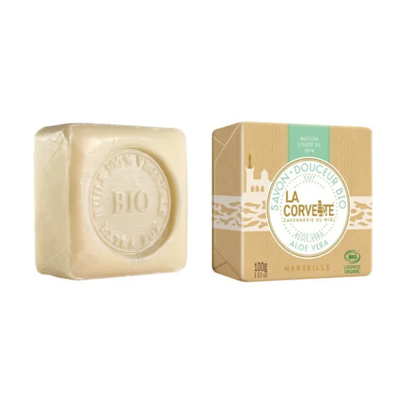 Jabón pastilla aloe vera La Corvette 300 ml