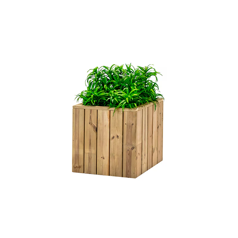 Jardinera De Madera Para Exterior Atrium Hortalia 50x50x50 Cm