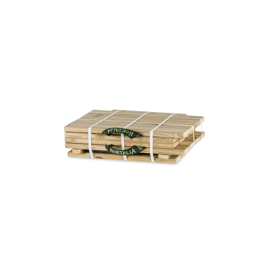 Jardinera De Madera Para Exterior Pun KD Hortalia 50x50x40 Cm - Image 4