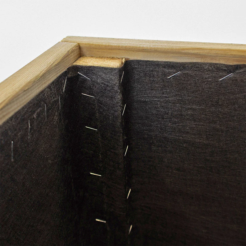 Jardinera Exterior De Madera Con Refuerzo De Aluminio Pun Al Hortalia 40x40x40 Cm - Image 3