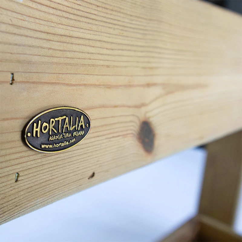 Jardinera Vertical Madera Tratada Exterior Stand Line Floor KD 4B Hortalia - Image 4