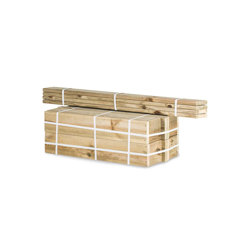 Jardinera Vertical Madera Tratada Exterior Stand Line Island KD 4B Hortalia - Image 4