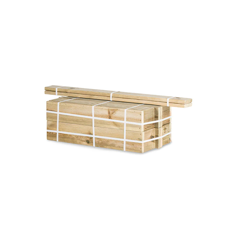 Jardinera Vertical Madera Tratada Exterior Stand Line Wall KD 4B Hortalia - Image 6