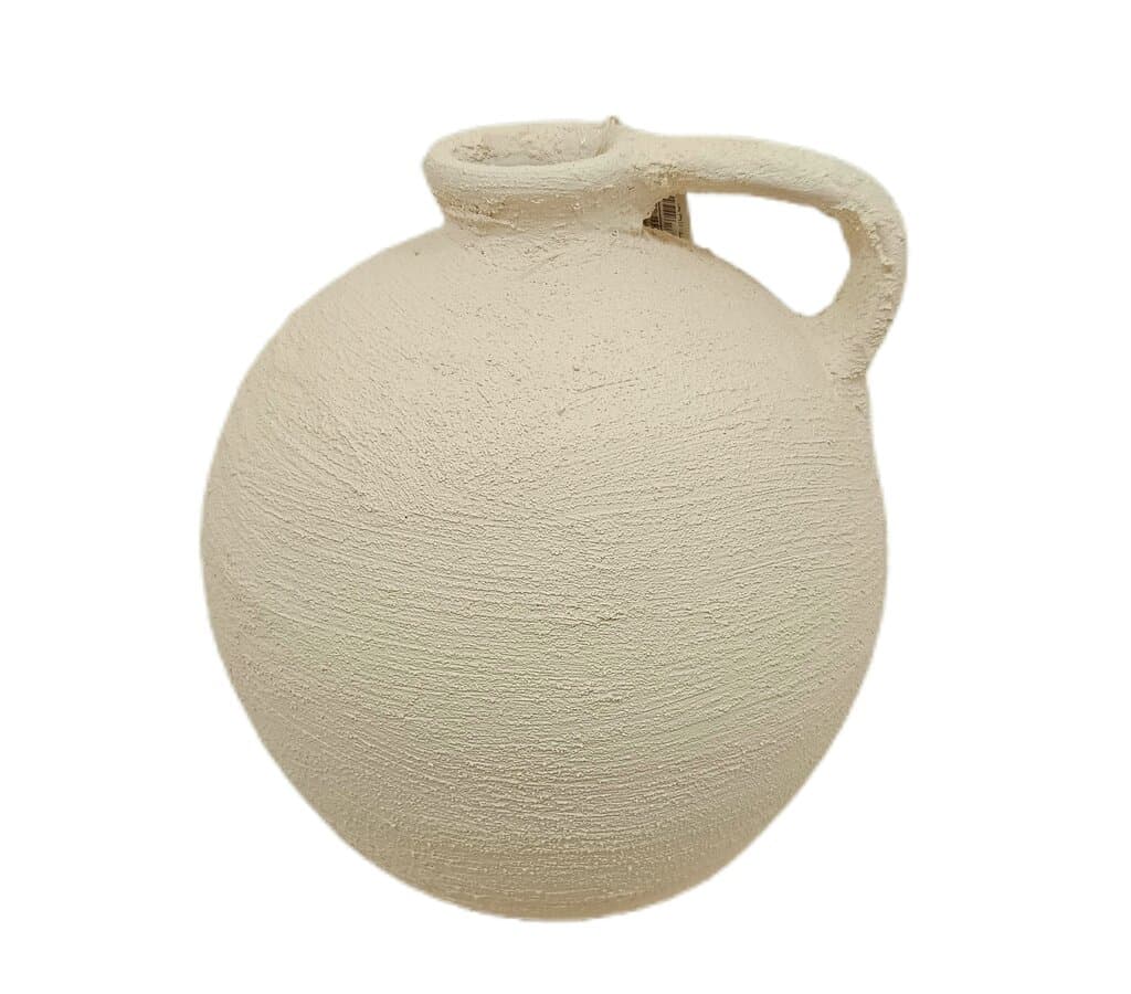 Jarrón De Bola Textura Con Asa Nº3