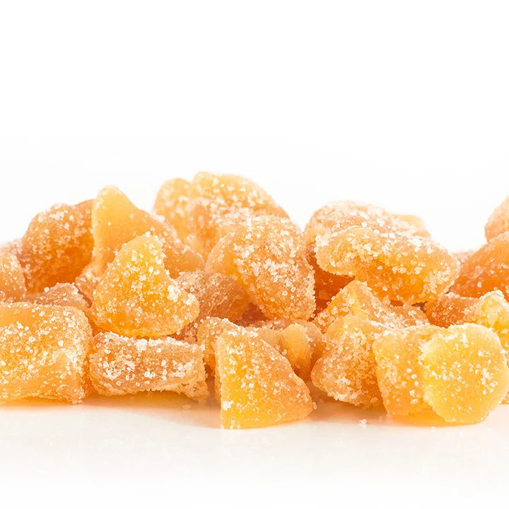 Jengibre Deshidratado dados con azúcar 250gr