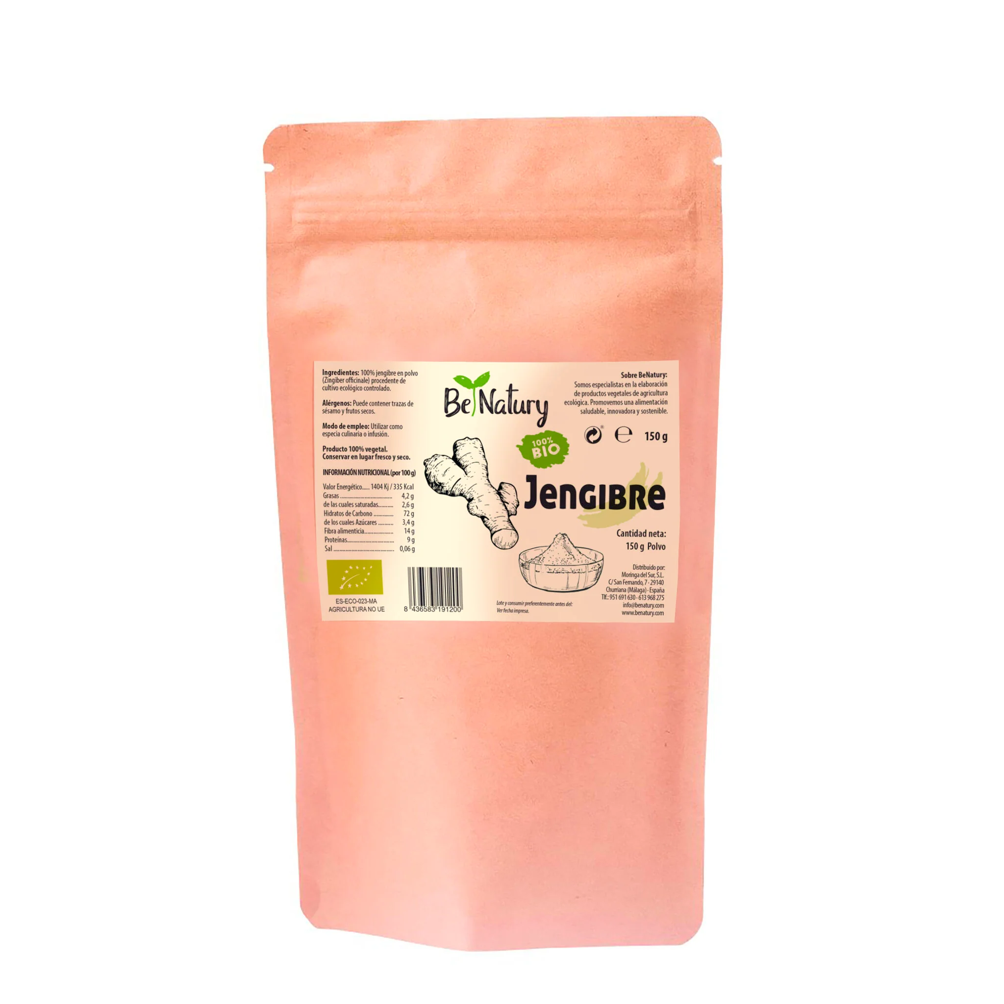Jengibre En Polvo Ecológico – 150g