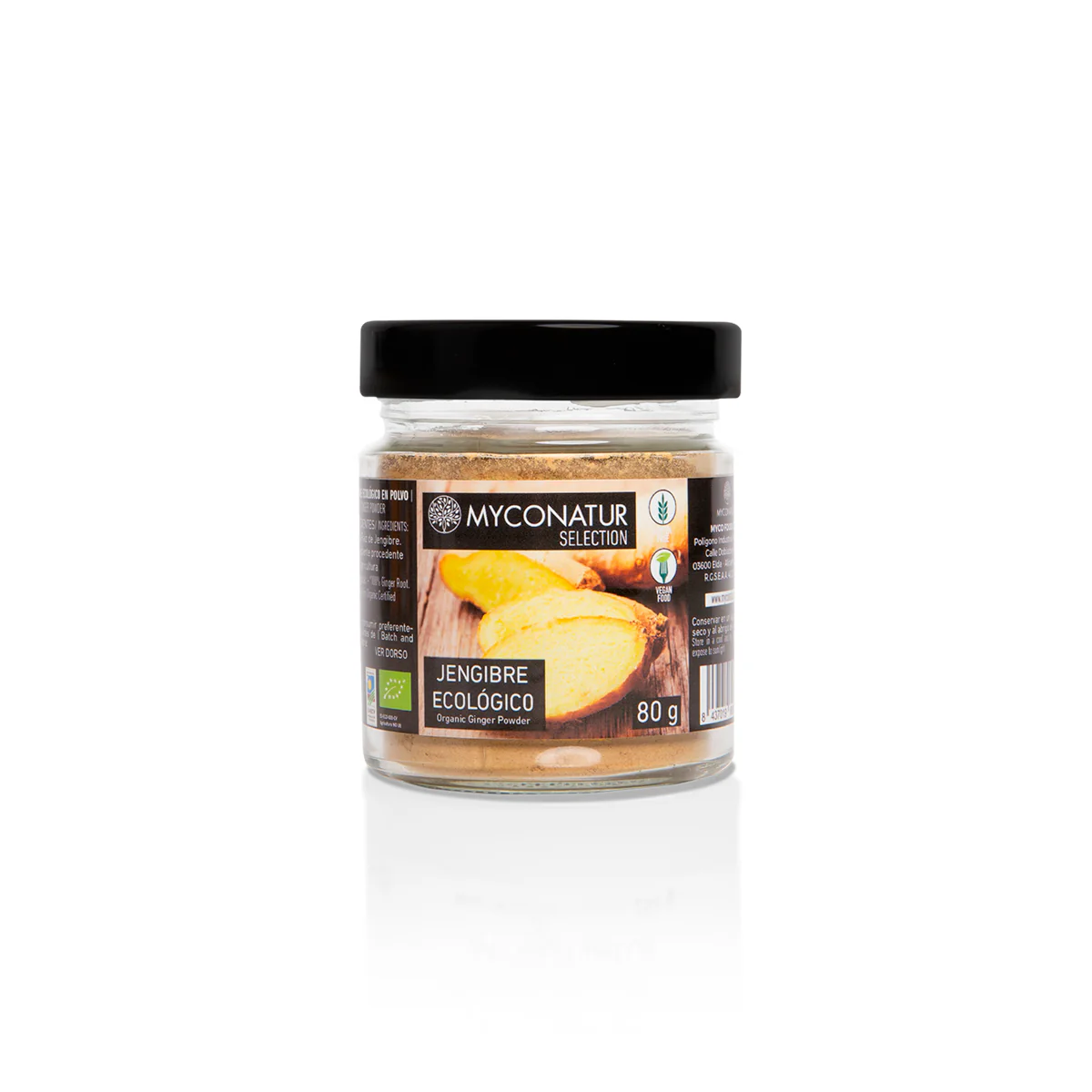 Jengibre En Polvo Ecológico Myconatur 80g