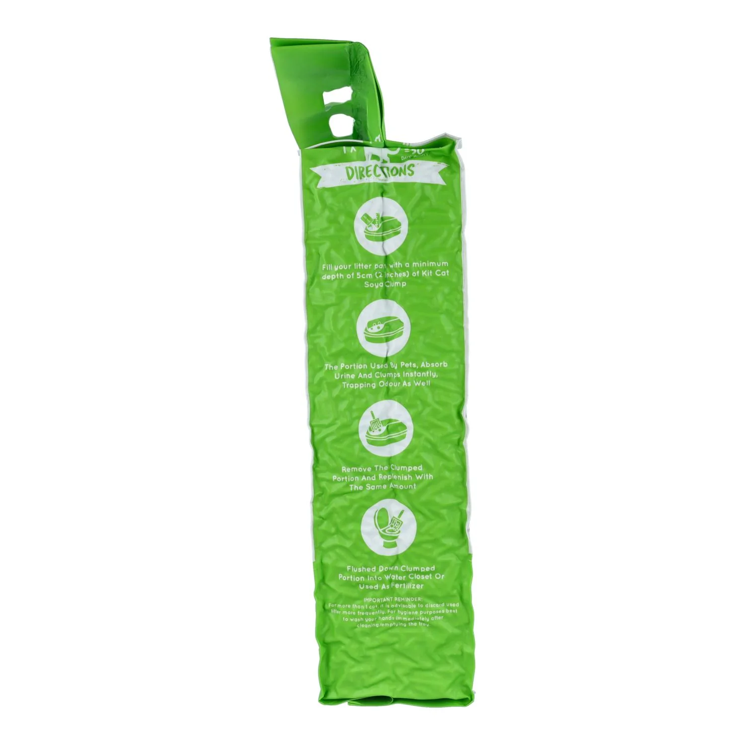 Kit Cat SoyaClump Pack Ahorro 12 - Green Tea 7 L Arena Vegetal para gatos - Image 3