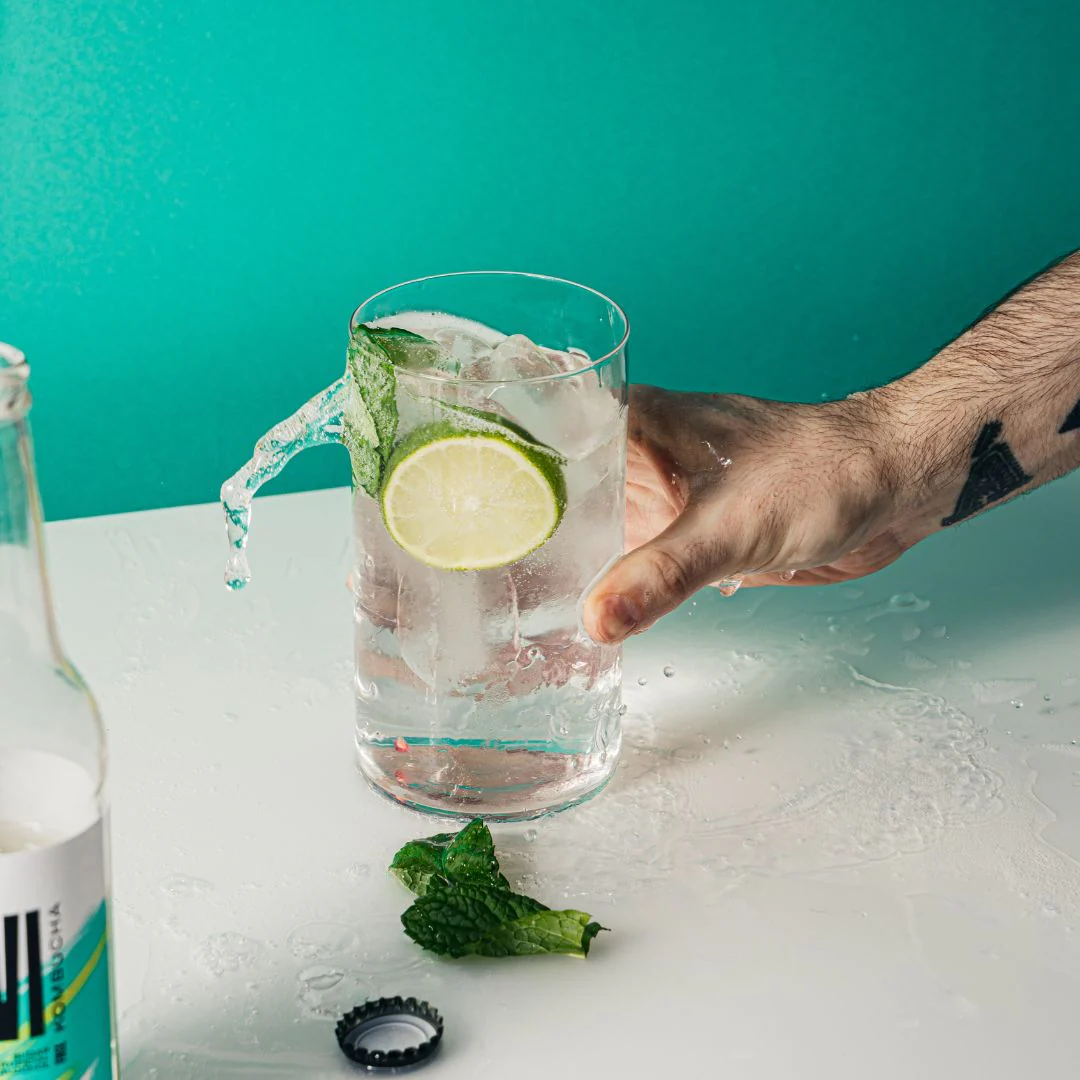 Kombucha Lime & Mint 0% Azucar Miwi 12 Latas 25cl - Image 2