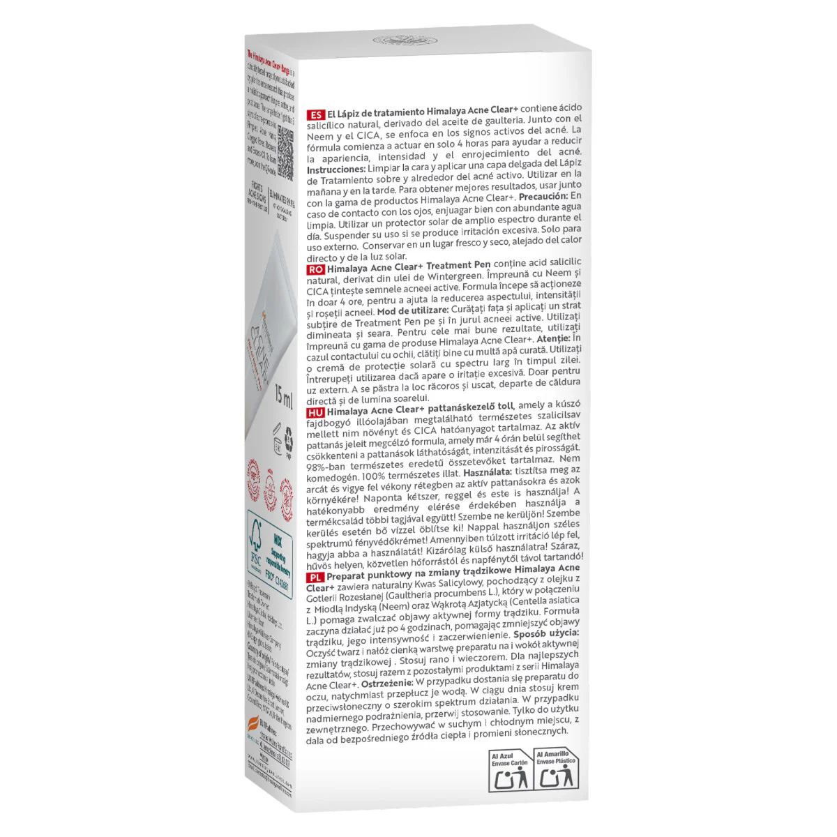 Lápiz Treatment Acne Clear Himalaya 15 ml - Image 2