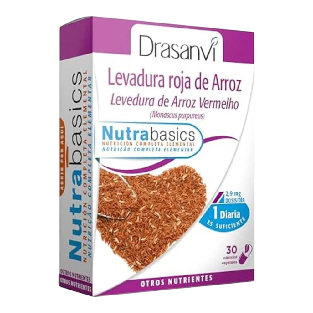 Levadura Roja De Arroz Nutrabasics 30 Caps