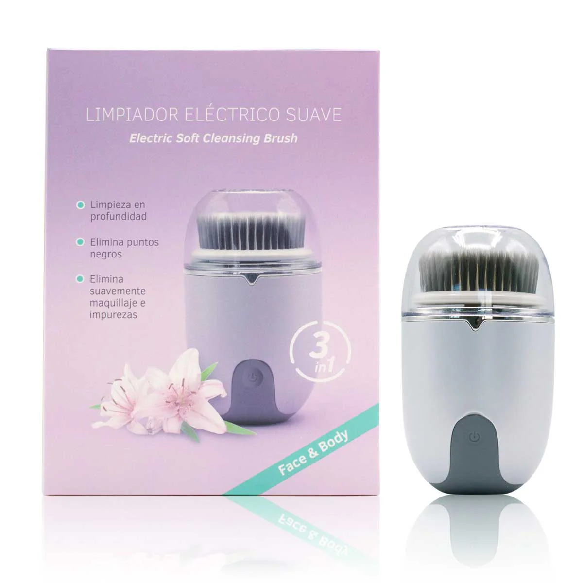 Limpiador Facial 3 en 1 Labnatur| Limpieza Facial Profunda | Exfoliación y Masaje