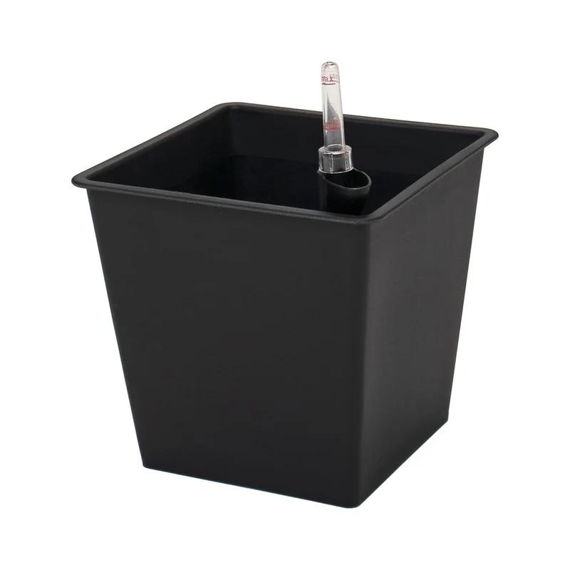 Maceta Autorriego De Polipropileno Interior Y Exterior Hortalia 16 L 26x26x24 Cm