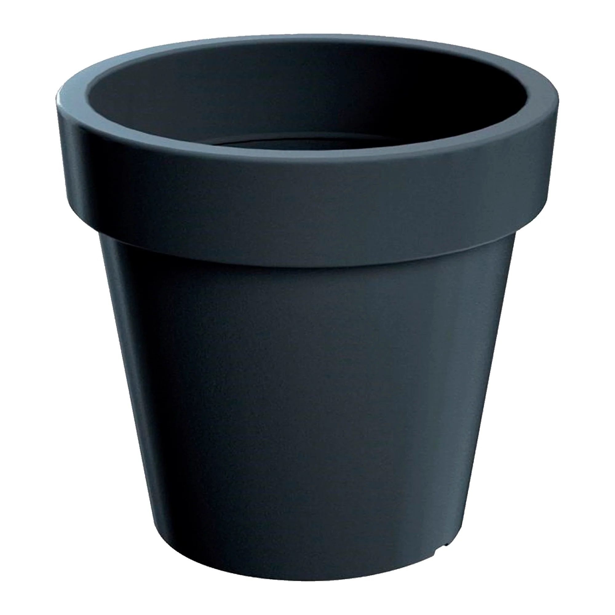 Maceta Lexo Round 212l., Dimensiones (mm) 800x800x740, Color Antracita