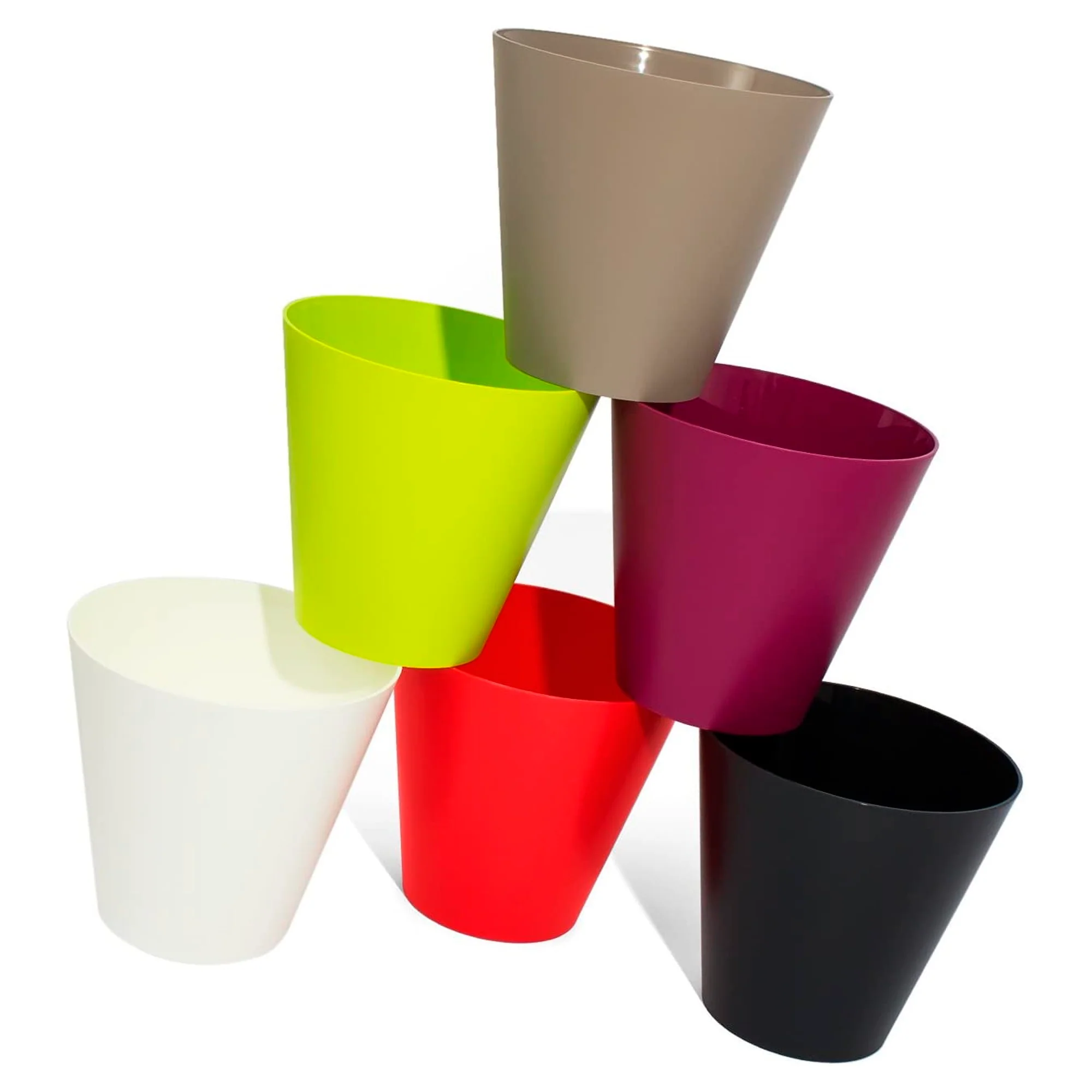 Maceta Tubus 7l., Dimensiones (mm) 250x250x233, Color Antracita - Image 4