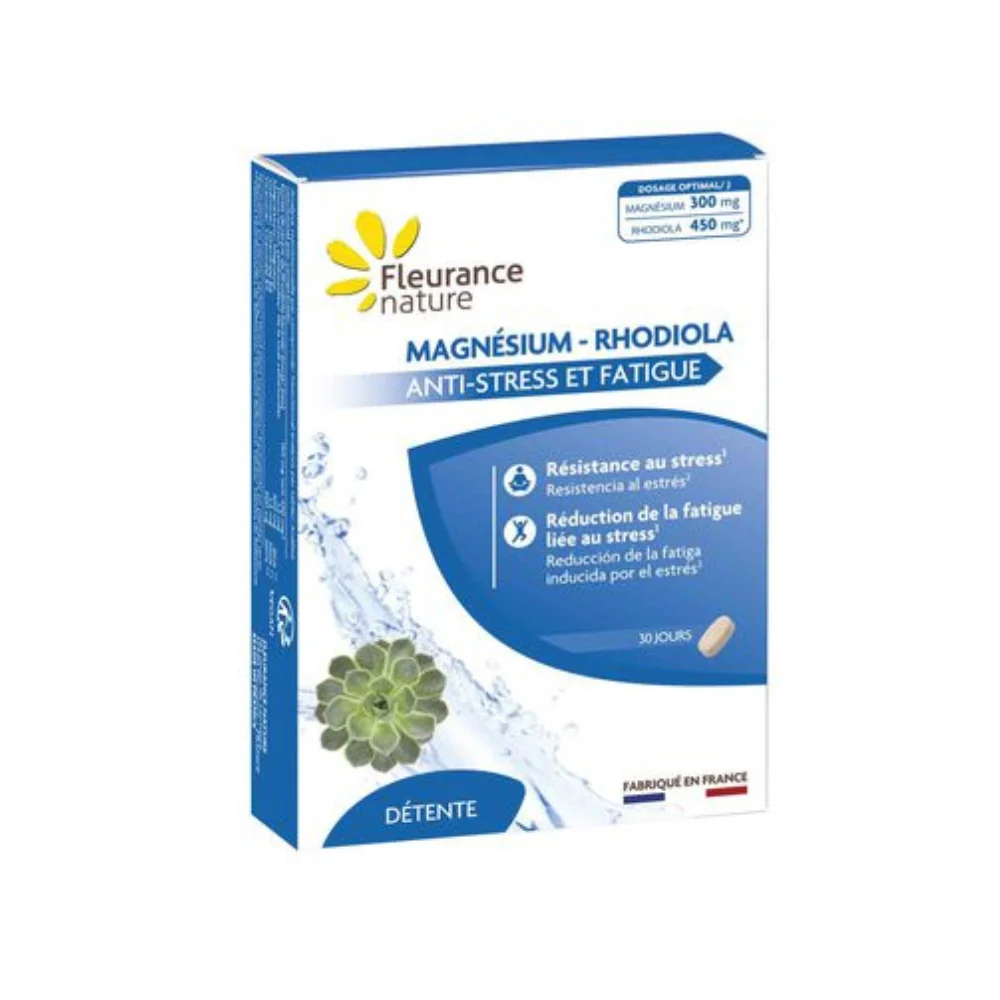 Magnesio - Rhodiola Fleurance Nature 30 Comprimidos