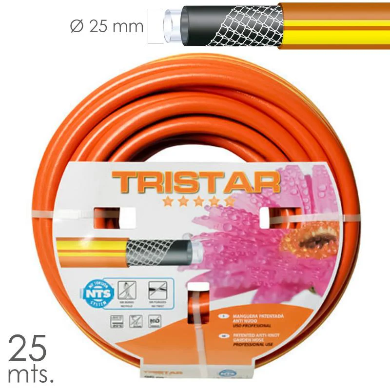 Manguera Tricotado No Torsion 25 Mm. - 1 Rollo 25 Metros