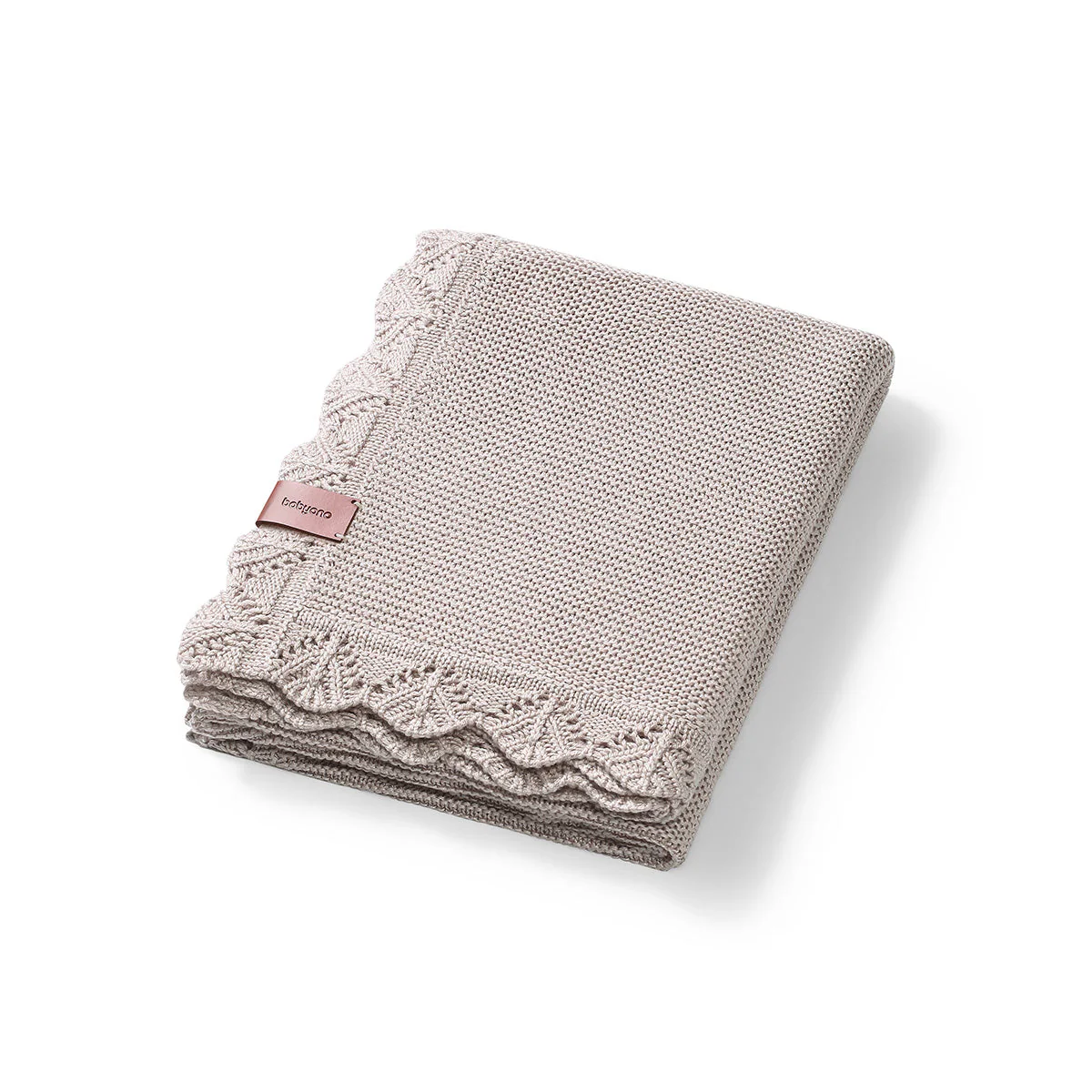Manta Toquilla Bebé 100% Bamboo Beige