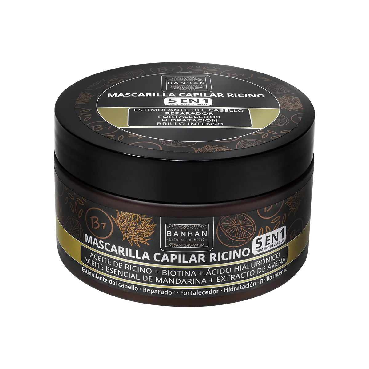 Mascarilla Capilar Ricino 250ml Banban