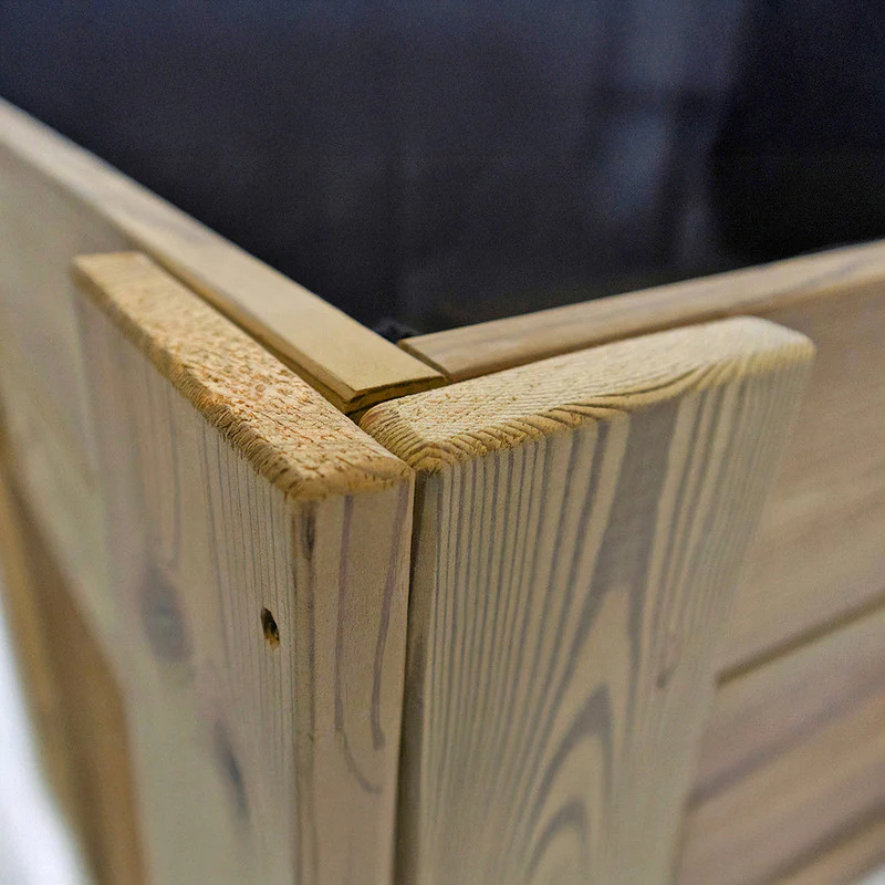 Mesa De Cultivo Elevada Madera Tratada Exterior Hortalia Gardenbrico M40 80x60x40 Cm - Image 5