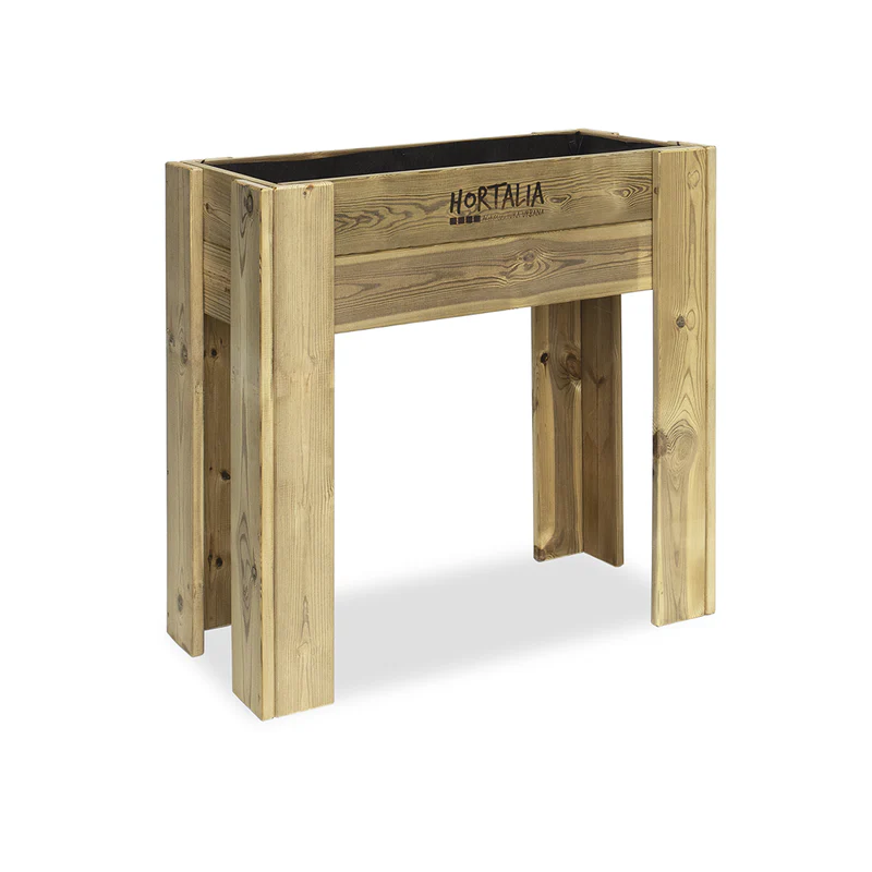 Mesa De Cultivo Elevada Madera Tratada Exterior Hortalia Gardenbrico S80 80x40x80 Cm