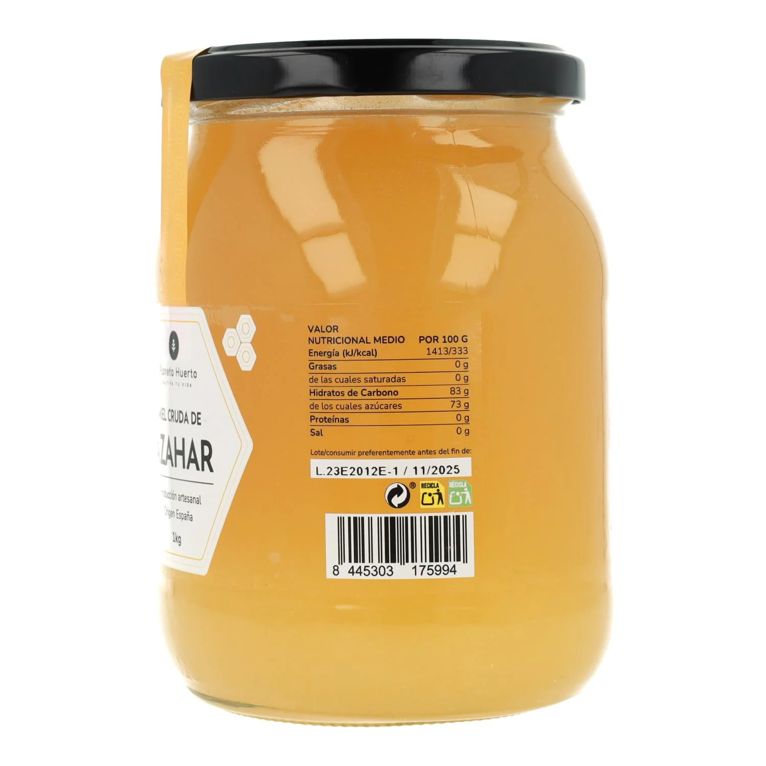 Miel Cruda de Azahar Planeta Huerto 1 Kg - Image 3