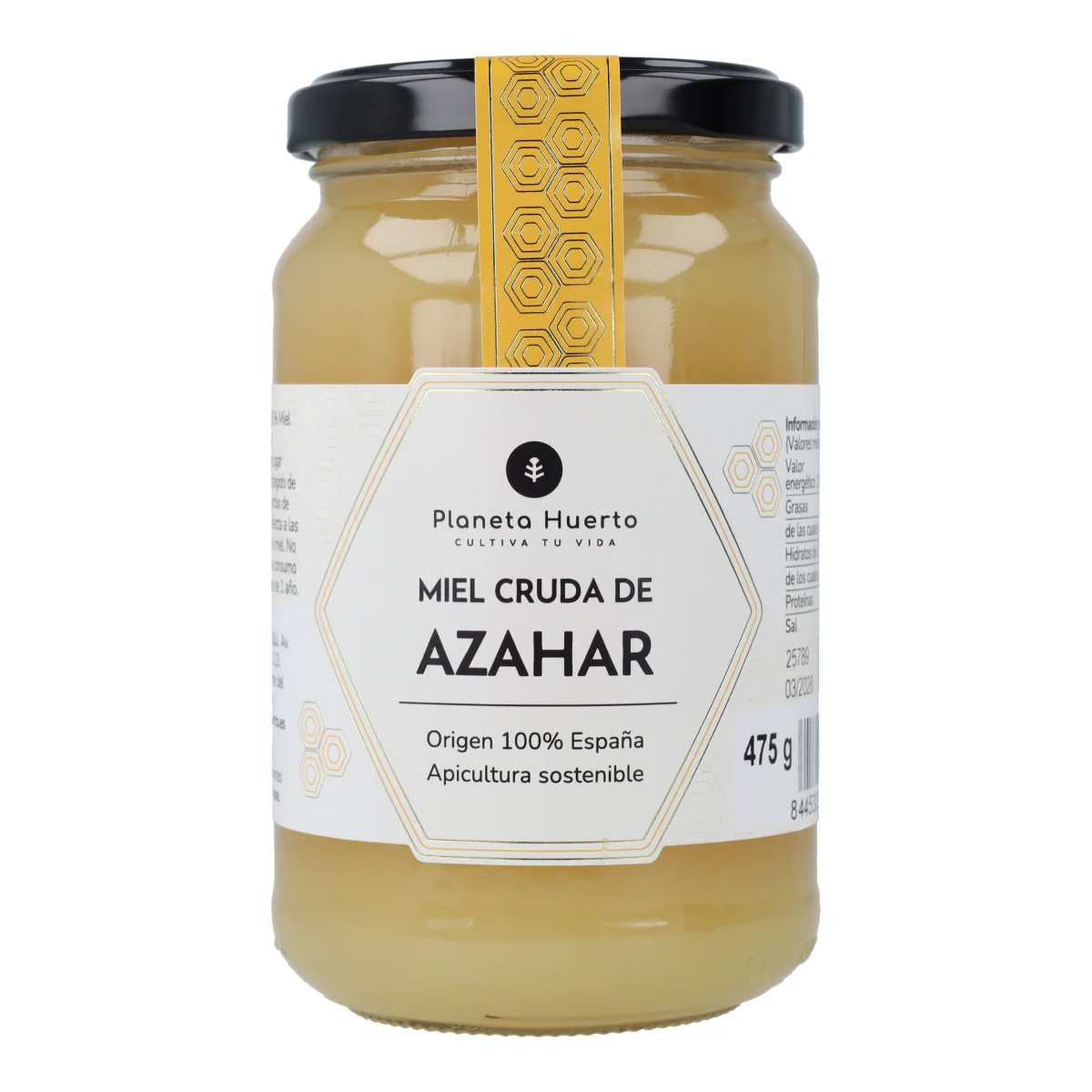 Miel Cruda de Azahar Planeta Huerto 475 g - Image 6