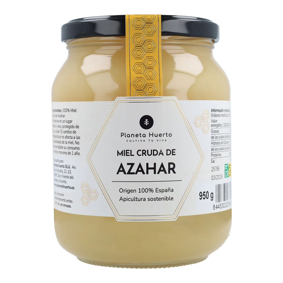 Miel Cruda de Azahar Planeta Huerto 950 g - Image 10