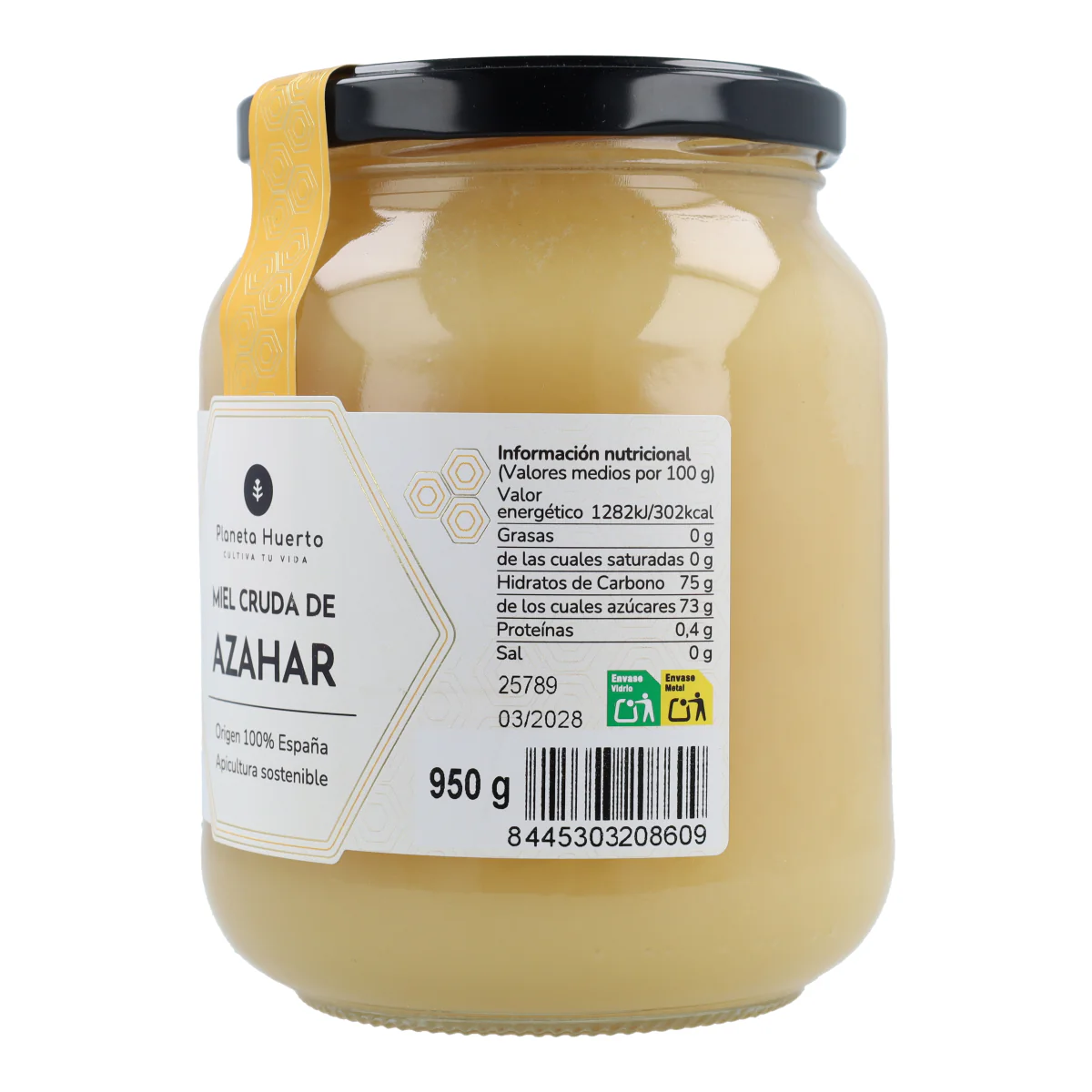 Miel Cruda de Azahar Planeta Huerto 950 g - Image 11