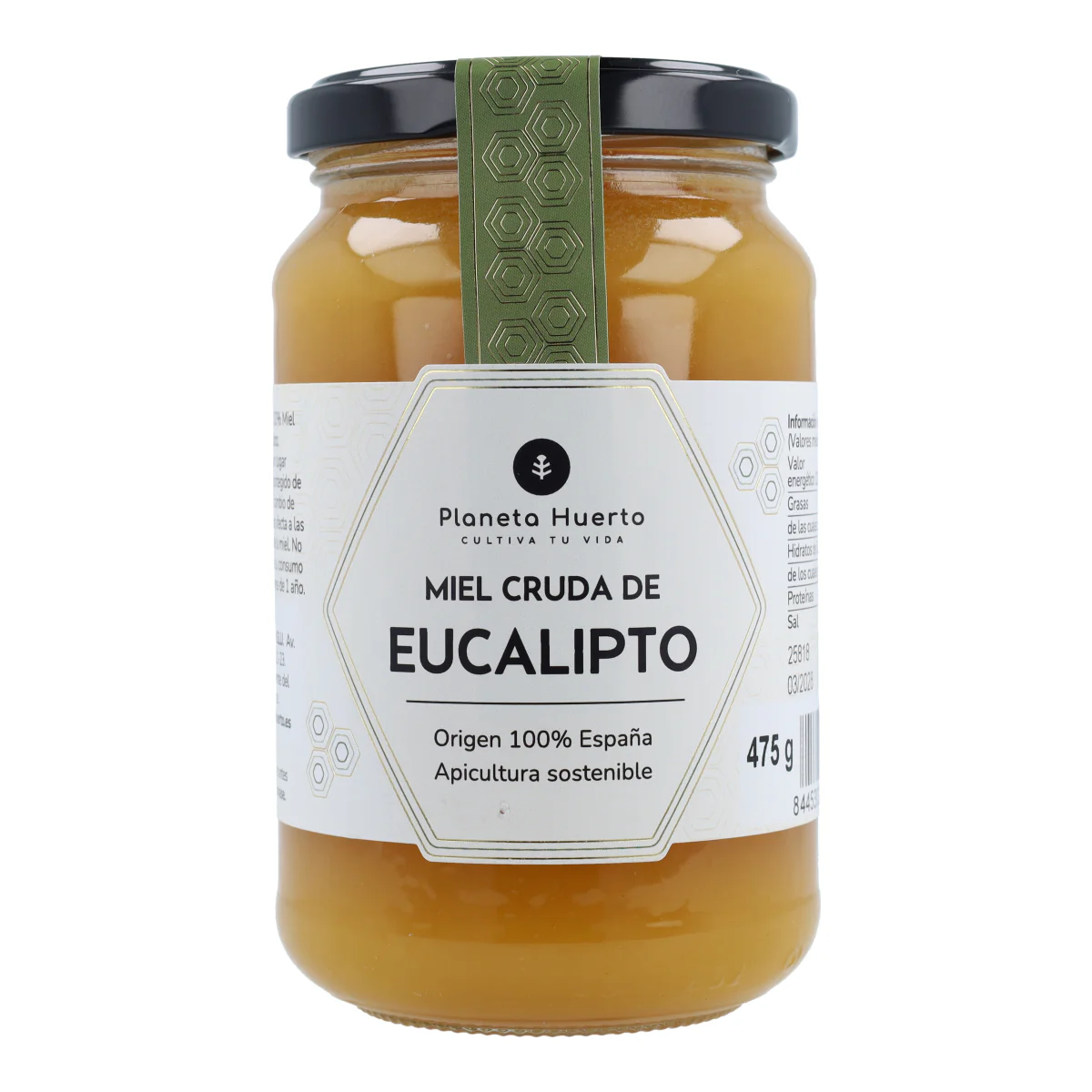 Miel Cruda de Eucalipto Planeta Huerto 475 g - Image 6
