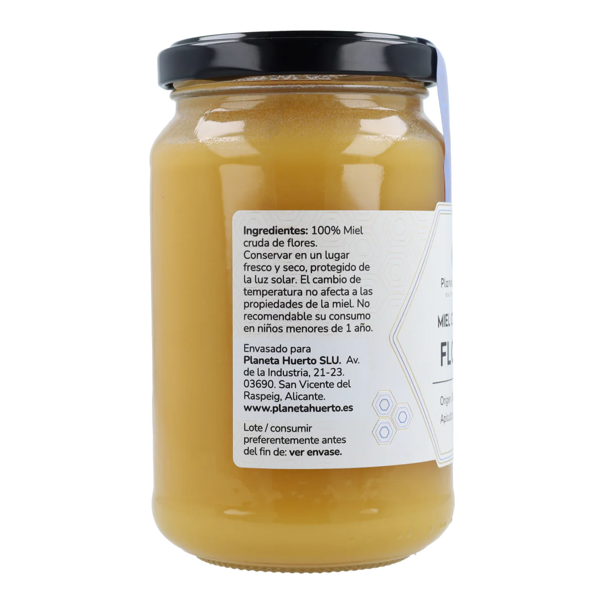 Miel Cruda de Mil Flores Planeta Huerto 475 g - Image 3