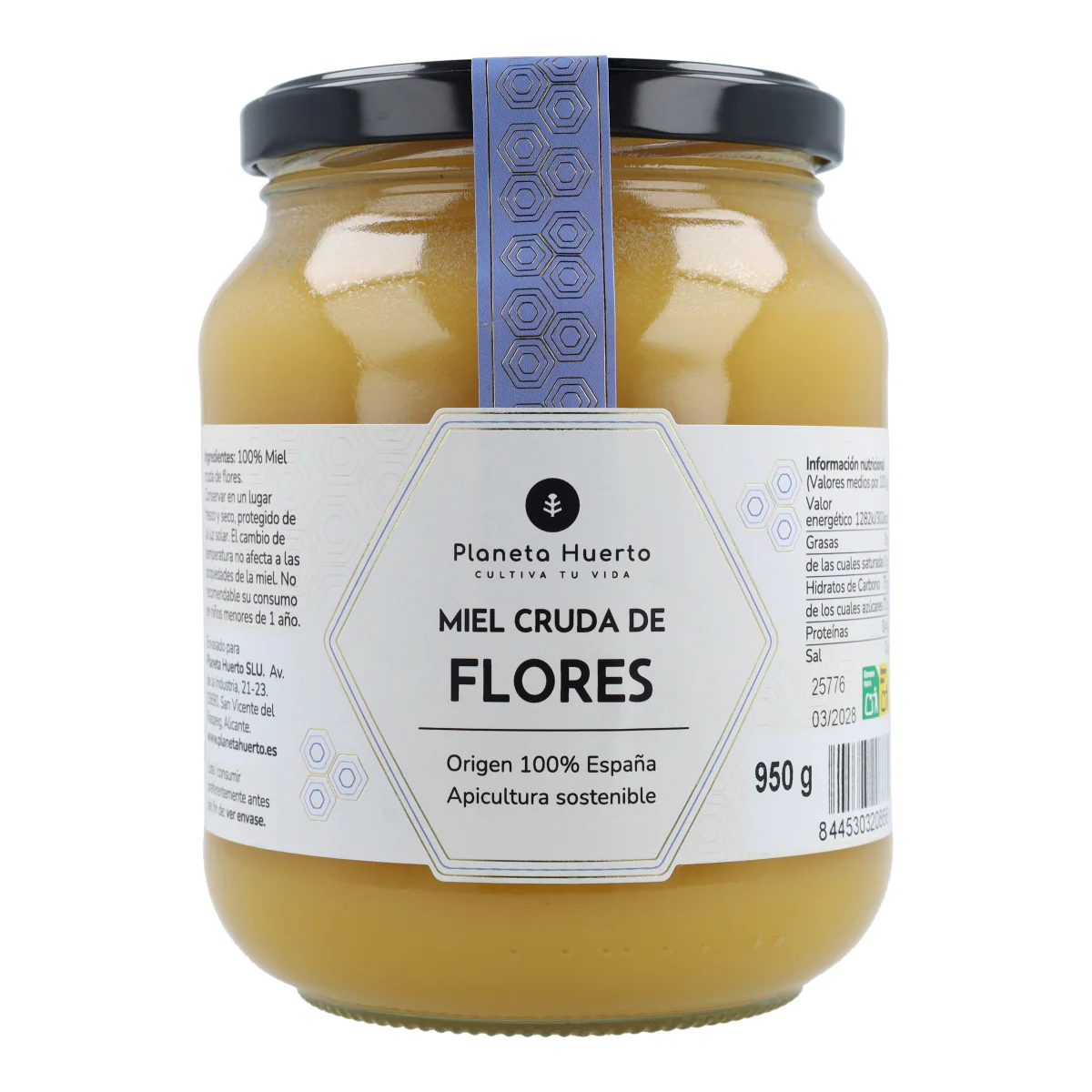 Miel Cruda de Mil Flores Planeta Huerto 950 g - Image 6