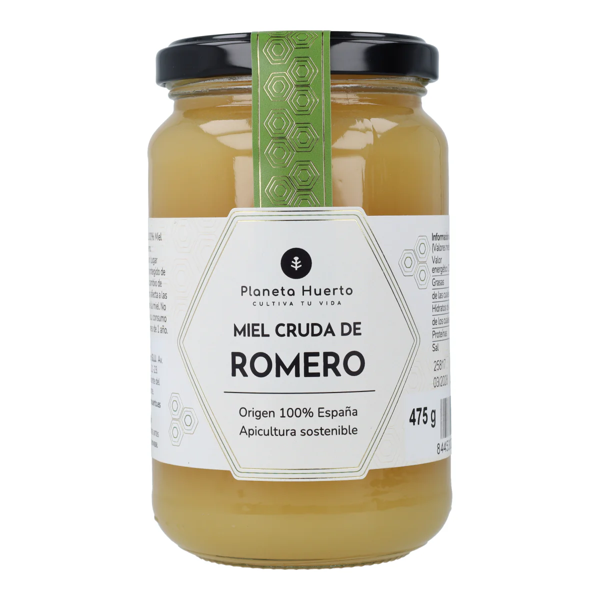 Miel Cruda de Romero Planeta Huerto 475 g - Image 6