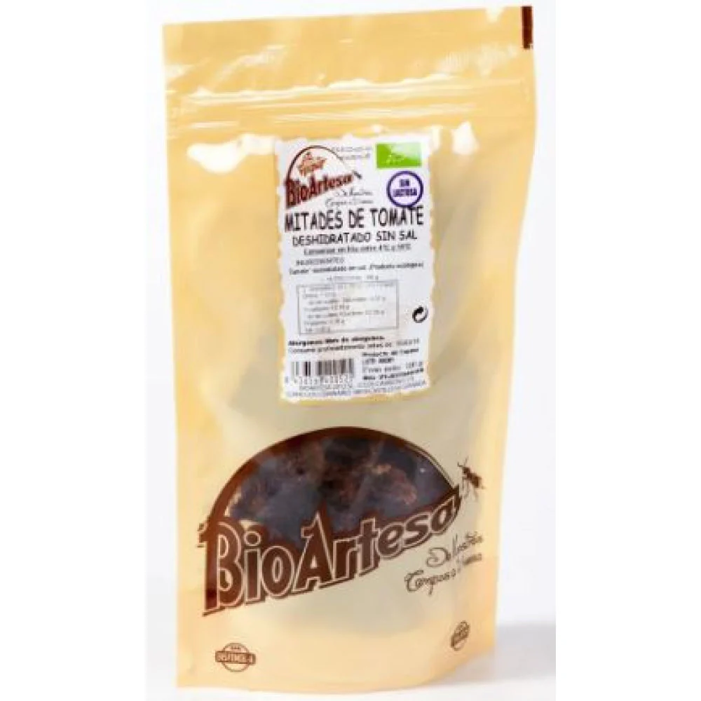 Mitades De Tomate Bio Deshidratado Sin Sal 100 Gr