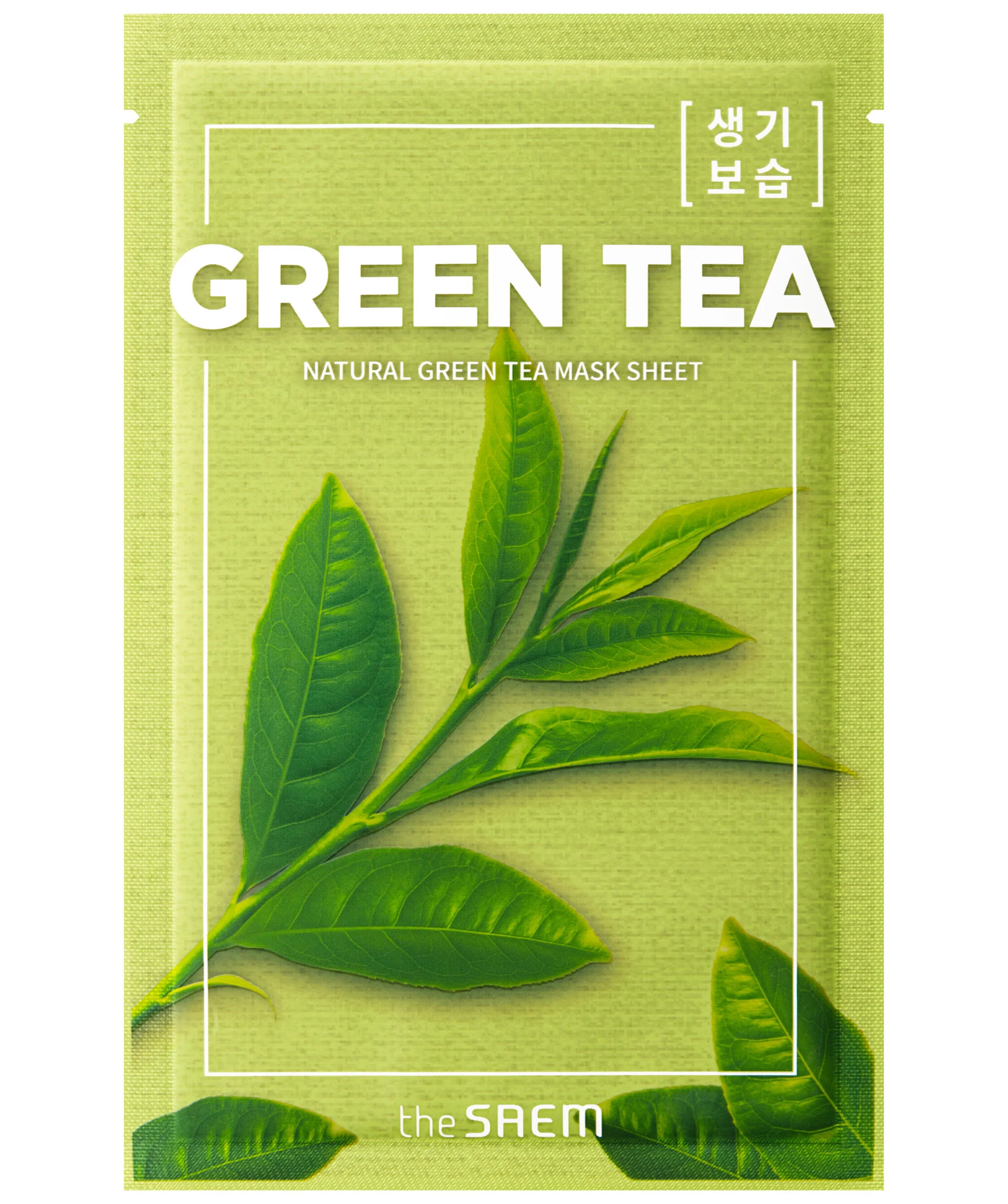 Natural Green Tea Mask Sheet_mascarilla Té Verde_21ml