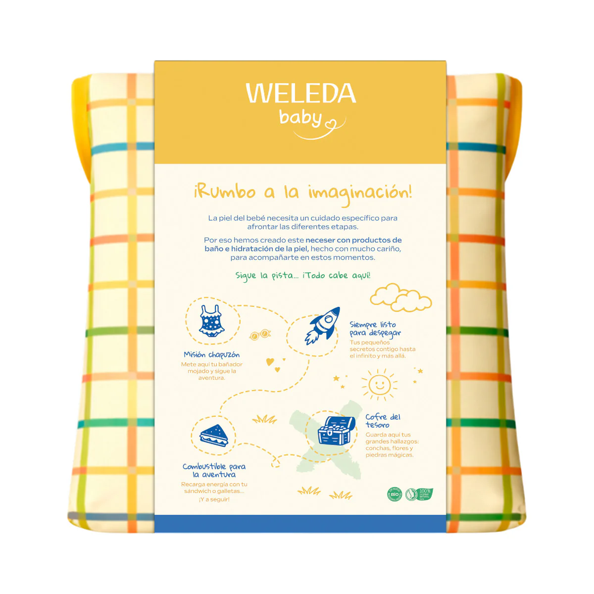 Neceser de Verano Weleda Baby Crema Pañal 75 ml + Gel Champú 200 ml - Image 4