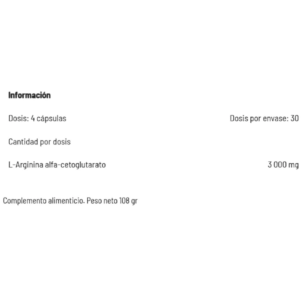 Nitric Oxide 120 Caps - Image 2