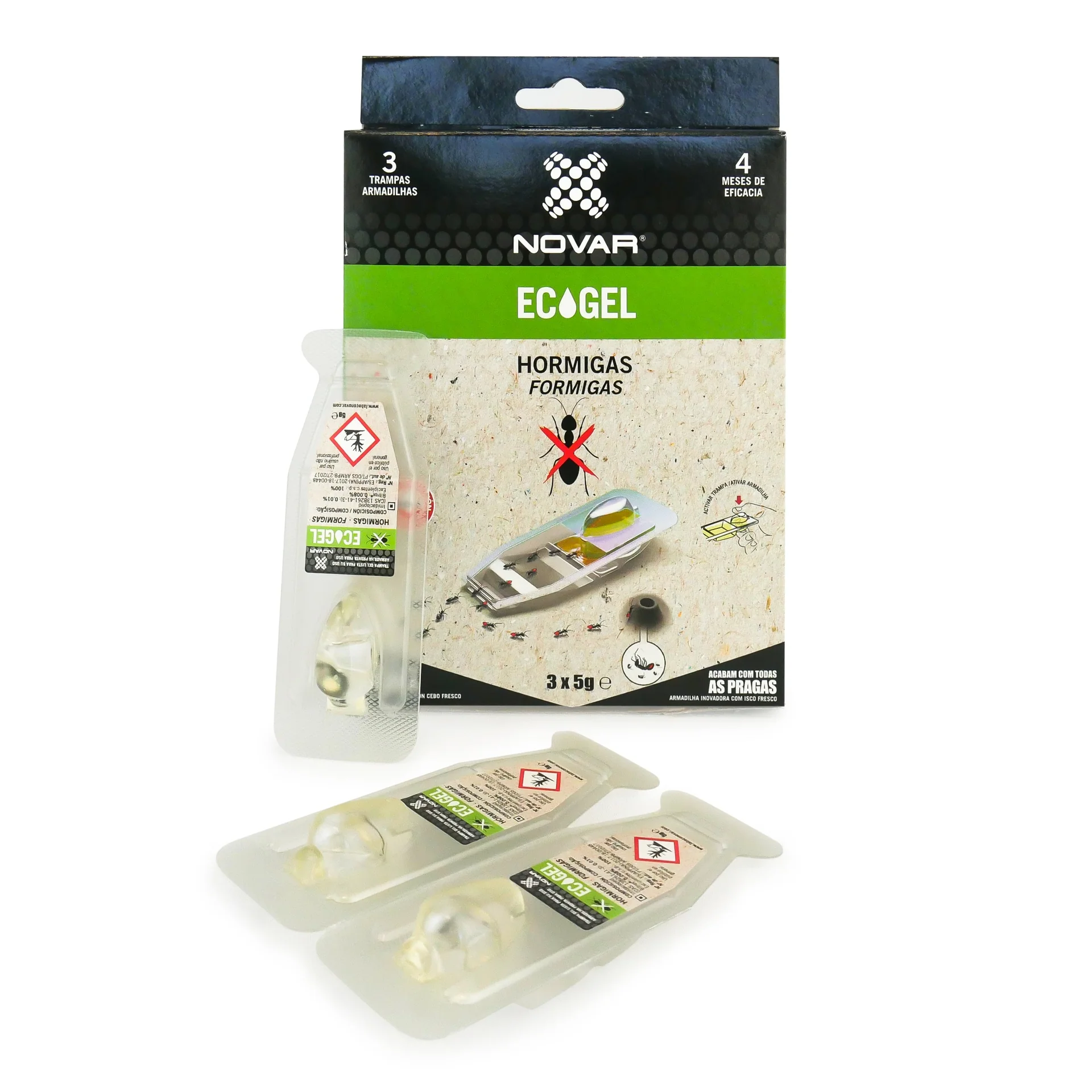 Novar Ecogel Trampa contra hormigas 3 x 5 g - Image 3