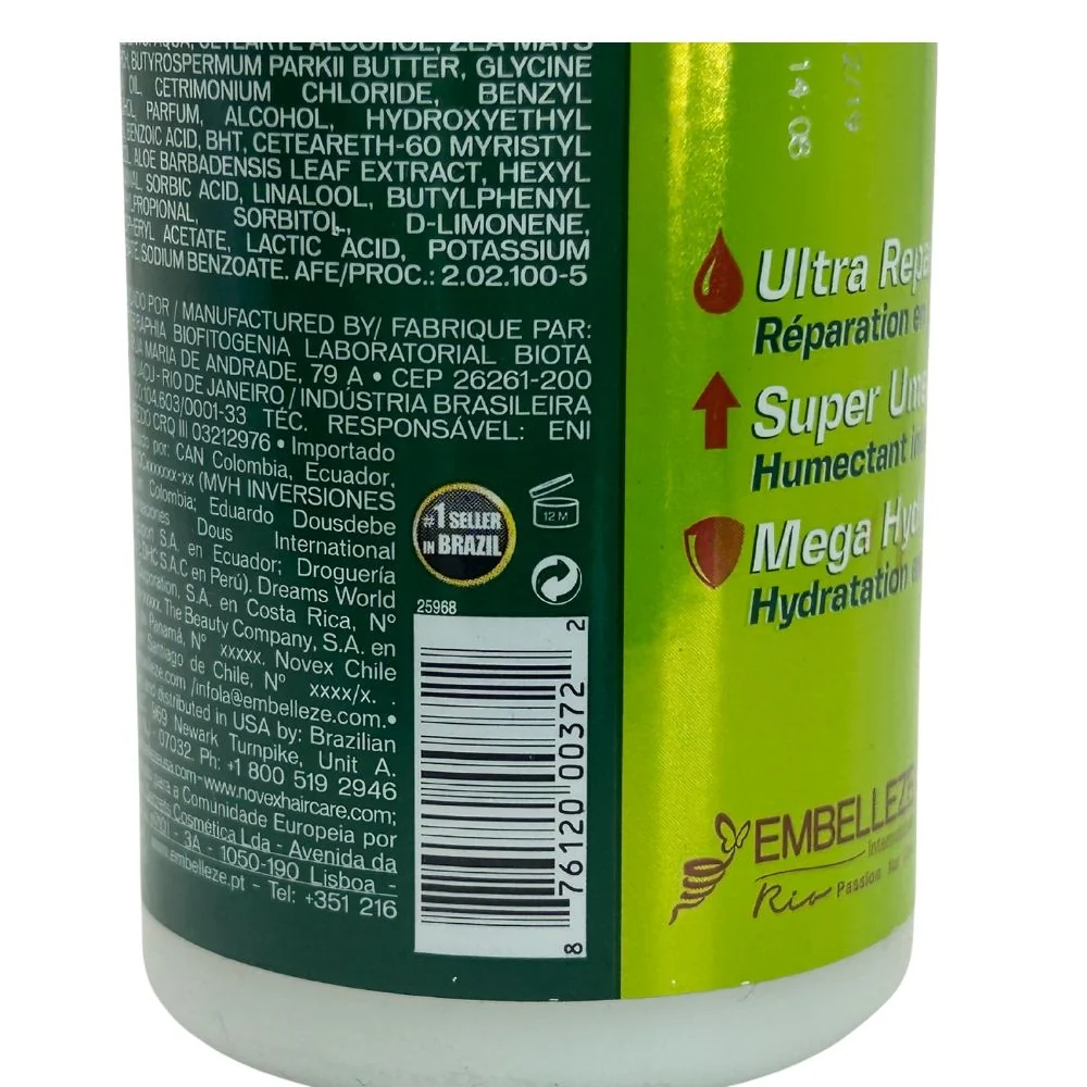 Novex Super Aloe Vera Conditioner 300ml - Image 2